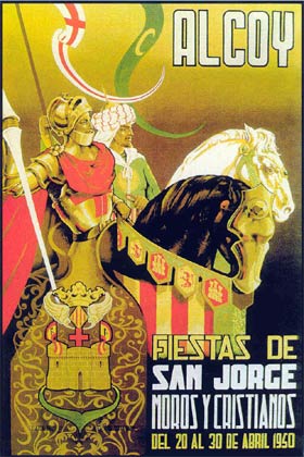 Fiestas de Moros y Cristianos en honor de San Jorge  